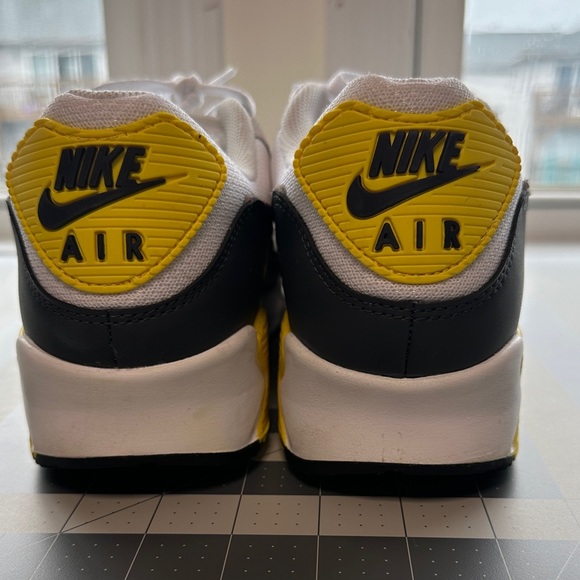 Nike Air Max Sneakers - White, Black, Yellow - Picture 3 of 14
